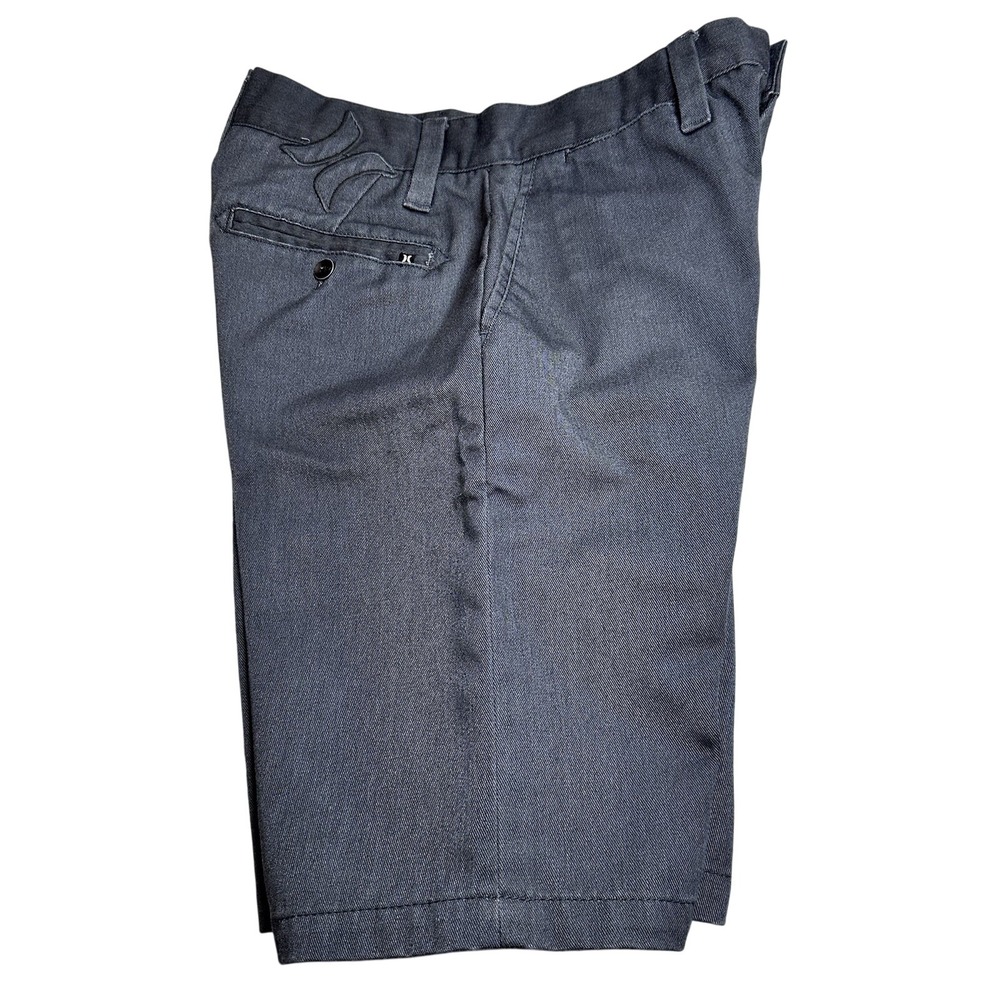 Hurley Boys Chino Shorts Size 24‎ Charcoal Gray Walk Shorts BW6060AO